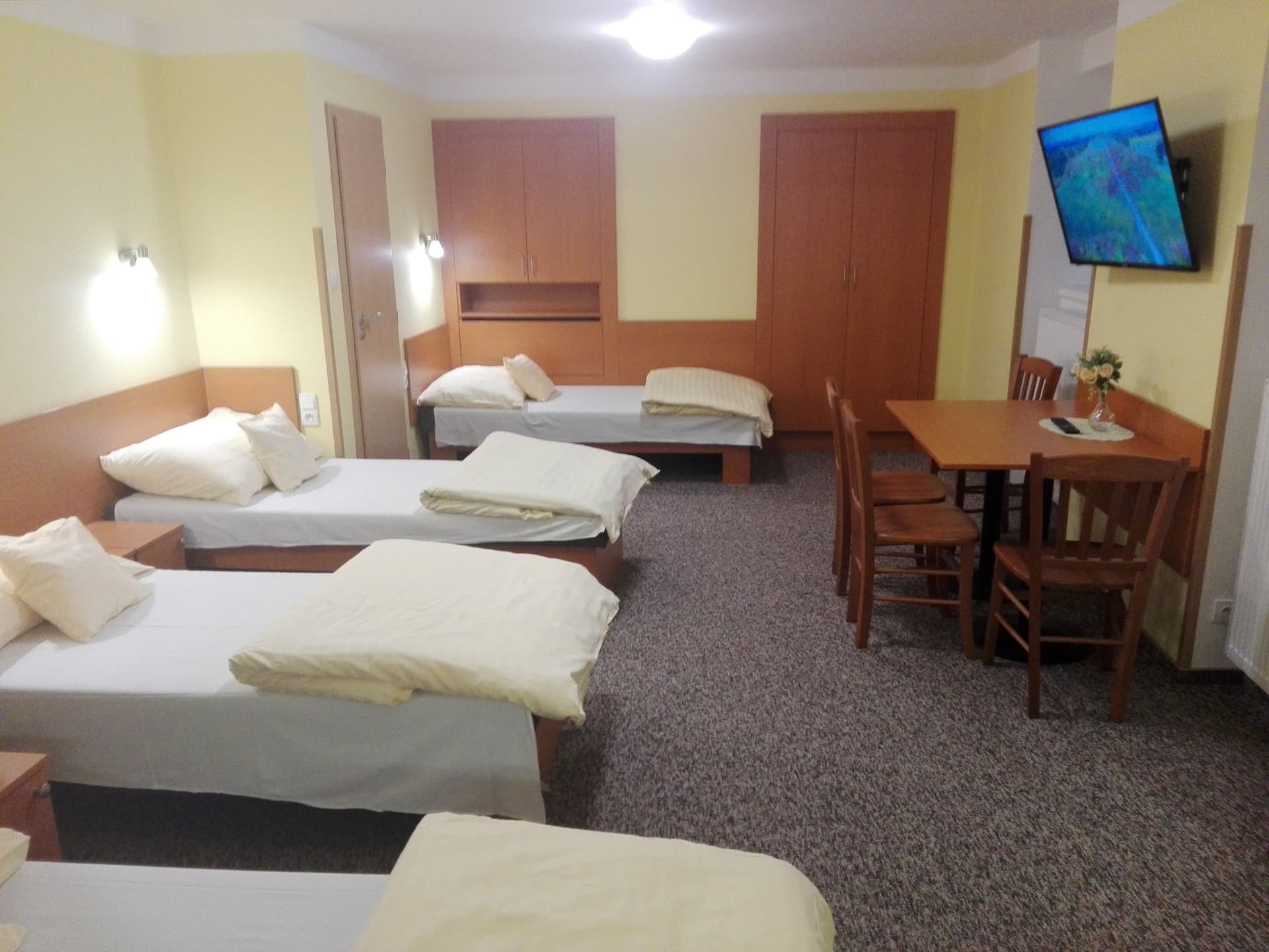 Čtyřlůžkový pokoj